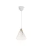 DFTP by Nordlux Strap 27 Pendelleuchte Glas und Metall Weiß | Geeignet für E27